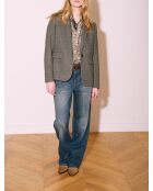 Die blauen Baumwolljeans von James Wilson