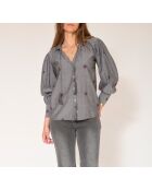Blouse en coton Hector noir