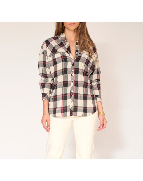 Blouse en coton Corrientes checks