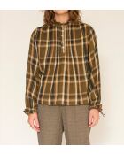 Baumwollbluse Craig mit Karomuster