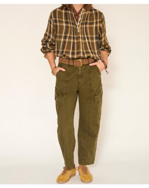 Jeans Paros Missouri in cotone kaki