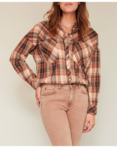 Blouse en coton Colorado noisette