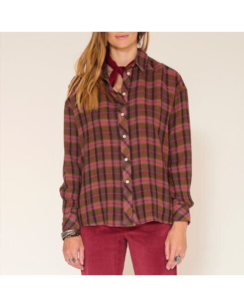 Blouse Caliba checks