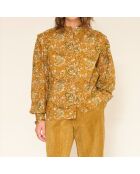 Blouse en coton Cosima camel