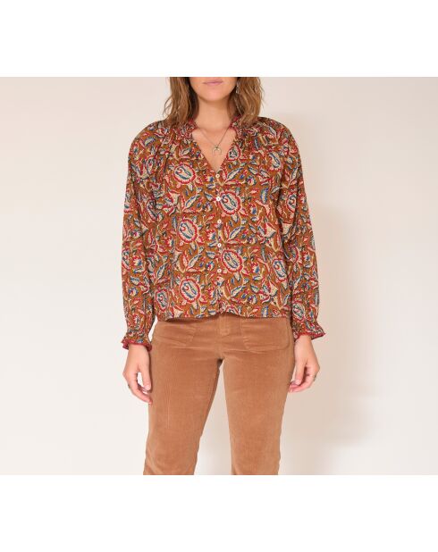Blouse en coton Hekla nuts