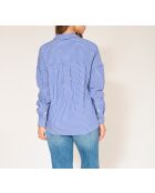 Blouse en coton Clova bleue