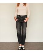 De zwarte katoenen jeans van Kelly Detroit