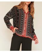 Blusa negra Calinet