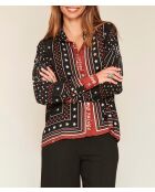 Blusa negra Calinet
