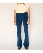 De Diana Velvet indigokatoenen jeans