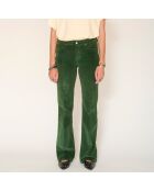 The Harley Smaragdgrüne Baumwolljeans aus weichem Cord