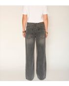 The James Tokyo Schwarze Jeans aus schwarzem Denim