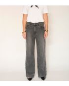 The James Tokyo Schwarze Jeans aus schwarzem Denim