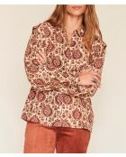 Blouse en coton Cascade naturelle