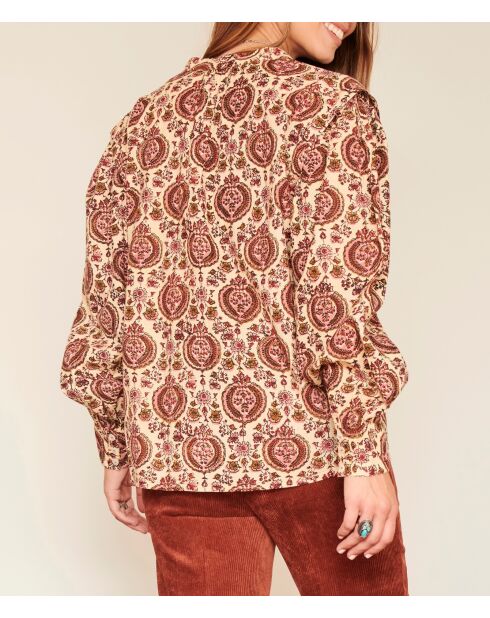 Blouse en coton Cascade naturelle