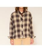Blouse en coton Chalou checks