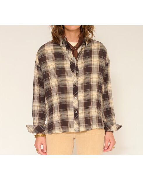 Blouse en coton Chalou checks