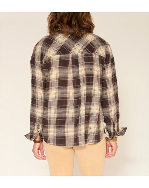 Blouse en coton Chalou checks