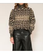 Blouse en coton Hayler noire