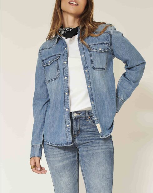 Blouse en coton Church California bleue