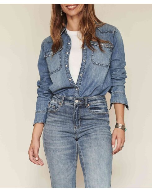 Blouse en coton Church California bleue