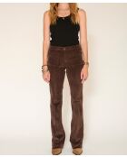 Die braunen Baumwolljeans von Diana Velvet