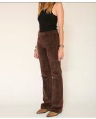 Die braunen Baumwolljeans von Diana Velvet
