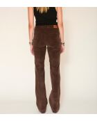 Die braunen Baumwolljeans von Diana Velvet