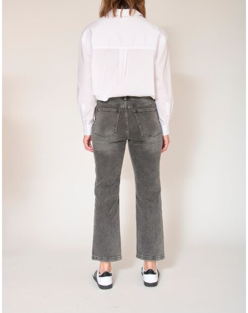 The Linda Black Roses graue Baumwolljeans