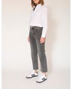 The Linda Black Roses graue Baumwolljeans