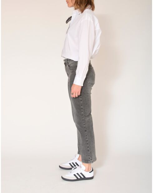 The Linda Black Roses graue Baumwolljeans