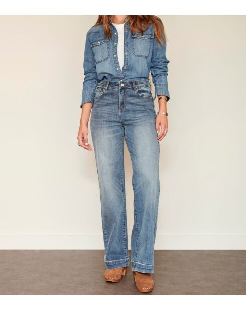 Die blauen Baumwolljeans von Jagger Wilson