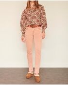 The Birkin Vintage Jeans van Twill Redwood katoen