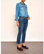 Die blauen Baumwolljeans von Sophia Wilson