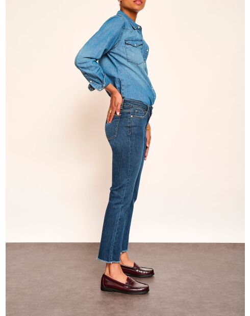 Die blauen Baumwolljeans von Sophia Wilson