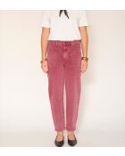 Jeans Patras Pacific Drill in cotone color rubino