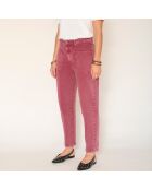 Jeans Patras Pacific Drill in cotone color rubino