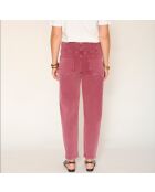 Jeans Patras Pacific Drill in cotone color rubino
