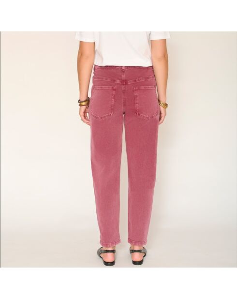 Jeans Patras Pacific Drill in cotone color rubino