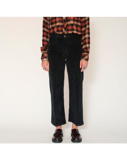 Schwarze Baumwolljeans Paddy Velvet