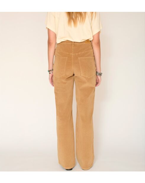 Jeans James Soft Corduroy in cotone color sabbia