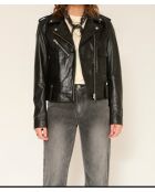 Chaqueta Volt de piel negra