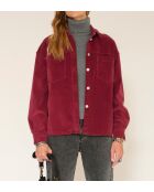 Veste en coton Chalet Soft Corduroy rubis