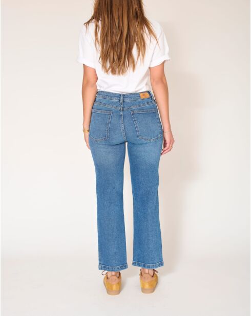 Jean en coton The Linda Roses bleu