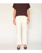 The Linda Sunset Drill Jeans aus natürlicher Baumwolle