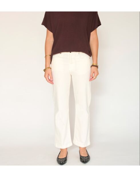 The Linda Sunset Drill Jeans aus natürlicher Baumwolle