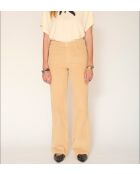 The Jagger Velvet Perlen-Baumwolljeans