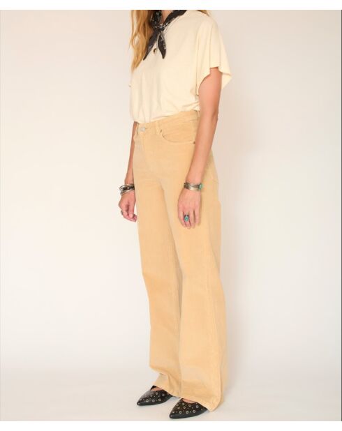 The Jagger Velvet Perlen-Baumwolljeans