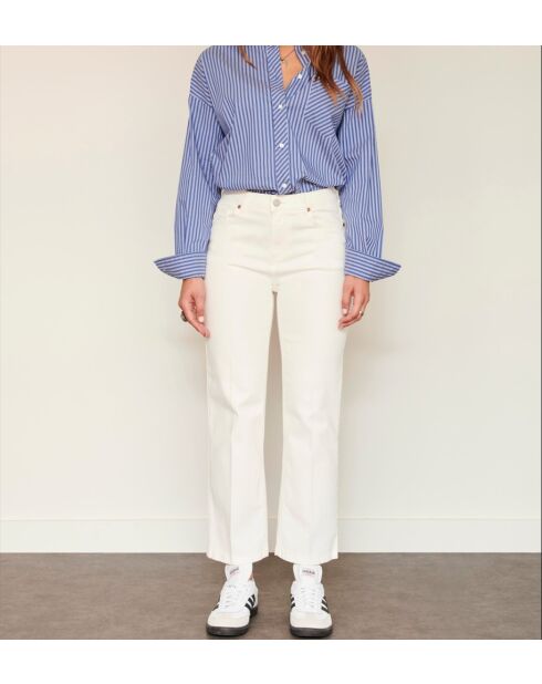 The Linda New Drill Chalk katoenen jeans