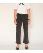 De Frida Power Stretch zwarte katoenen jeans